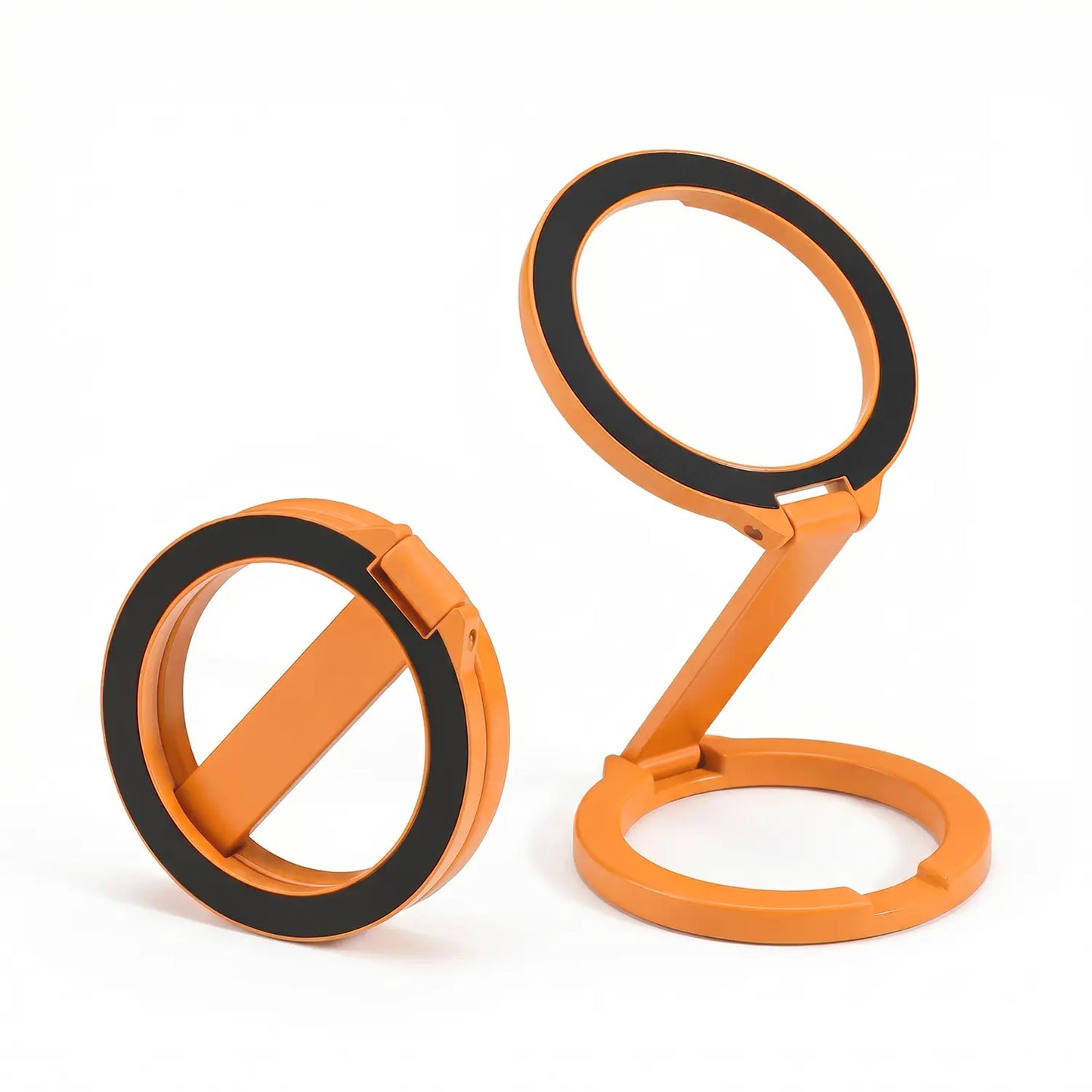Magnetic Phone Stand and Fidget Spinner Combo - Dual Magnetic Ring Holder with 360° Rotation, Magsafe Compatible, Ideal for Stress Relief and Versatile Use at Home, Office, Travel, and Gym