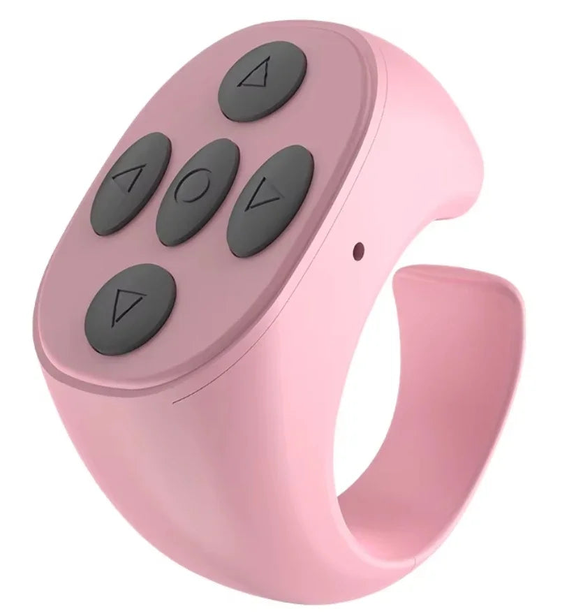 Smart Fingertip Ring Remote Control Automatic Page Turner Browsing Mouse Wireless Bluetooth for Mobile Selfie Mice Selfie Video