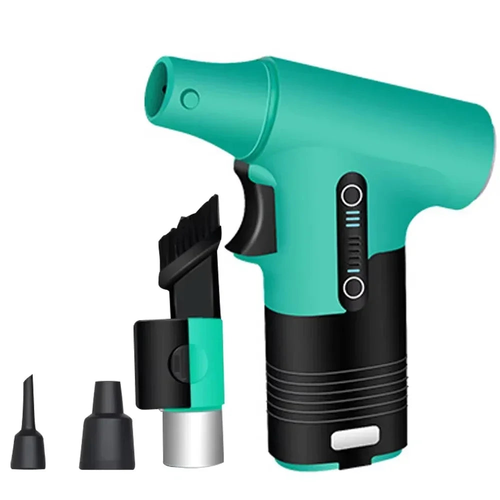 X3 130000RPM Turbofan High Power Jet Fan Air Duster Motor Variable Speed Dust Blower Brushless Cleaning Tool Handheld Air Blower