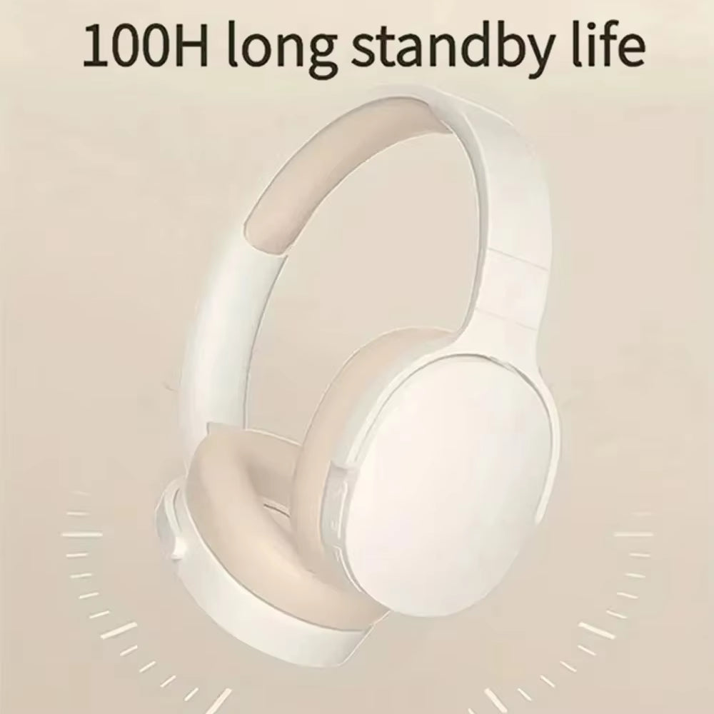 Bluetooth 5.3 Headsets Gaming Headphones Dual Mode Wireless Earphones Foldable Noise Reduction Music Headsets for Iphone Xiaomi