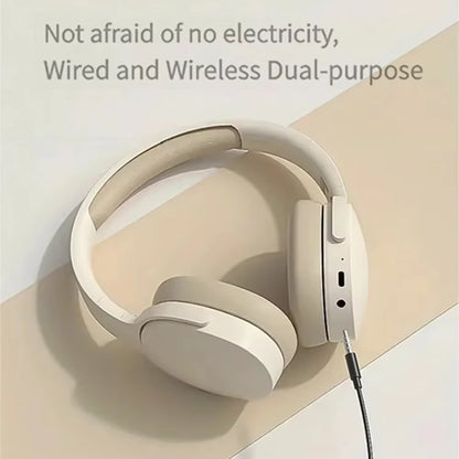 Bluetooth 5.3 Headsets Gaming Headphones Dual Mode Wireless Earphones Foldable Noise Reduction Music Headsets for Iphone Xiaomi