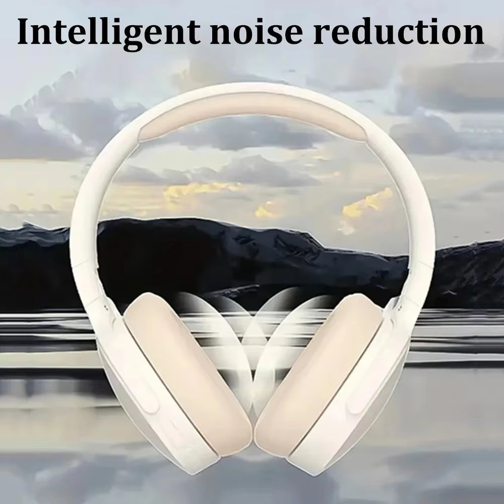 Bluetooth 5.3 Headsets Gaming Headphones Dual Mode Wireless Earphones Foldable Noise Reduction Music Headsets for Iphone Xiaomi