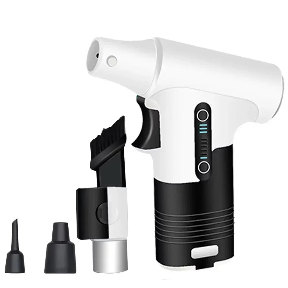 X3 130000RPM Turbofan High Power Jet Fan Air Duster Motor Variable Speed Dust Blower Brushless Cleaning Tool Handheld Air Blower
