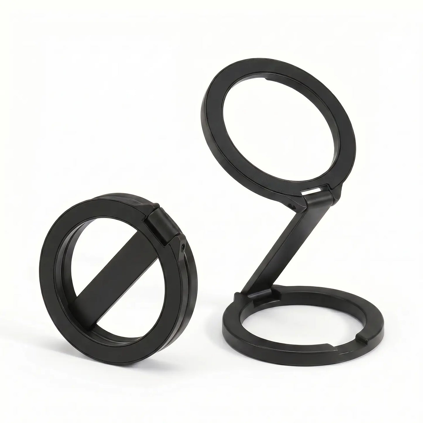 Magnetic Phone Stand and Fidget Spinner Combo - Dual Magnetic Ring Holder with 360° Rotation, Magsafe Compatible, Ideal for Stress Relief and Versatile Use at Home, Office, Travel, and Gym