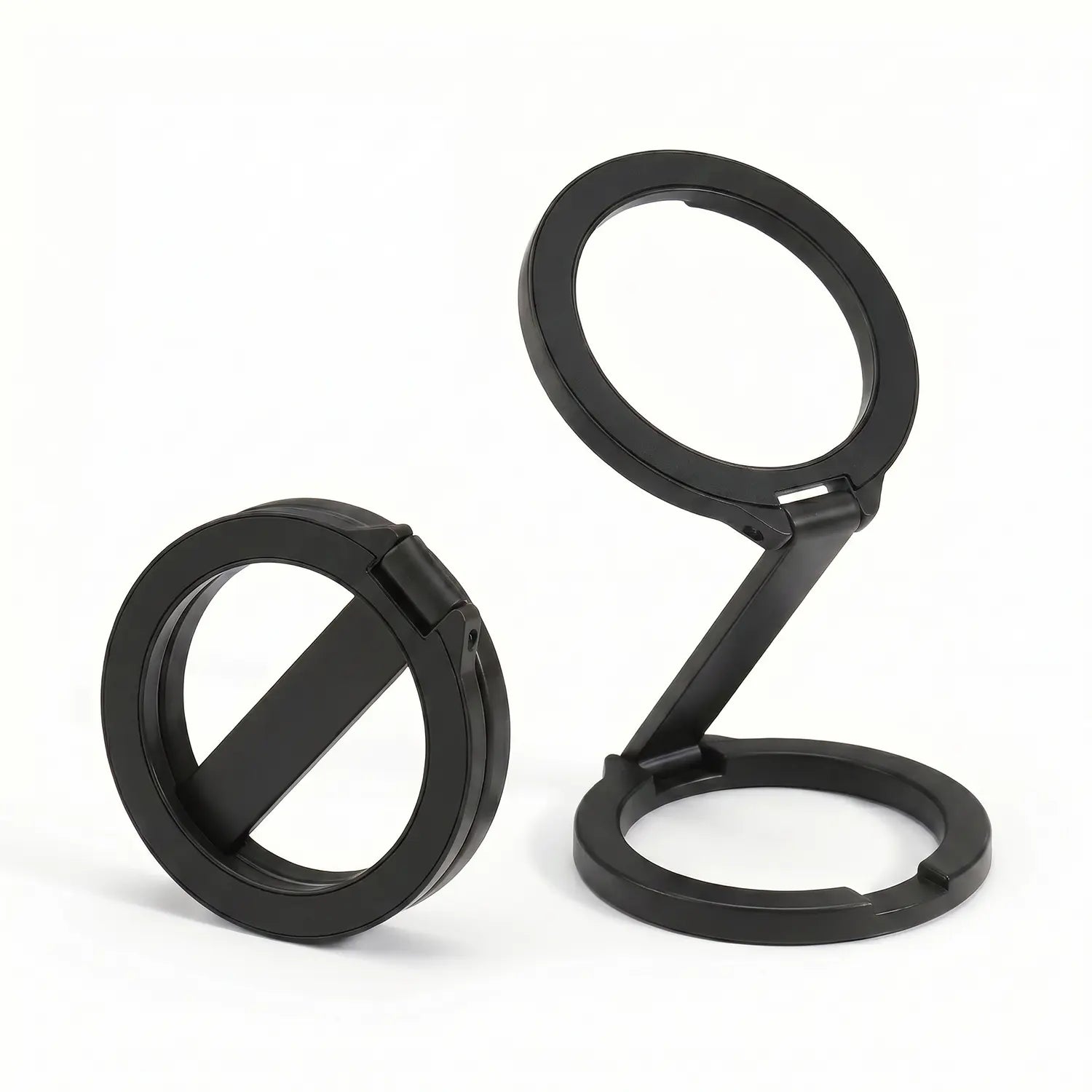 Magnetic Phone Stand and Fidget Spinner Combo - Dual Magnetic Ring Holder with 360° Rotation, Magsafe Compatible, Ideal for Stress Relief and Versatile Use at Home, Office, Travel, and Gym