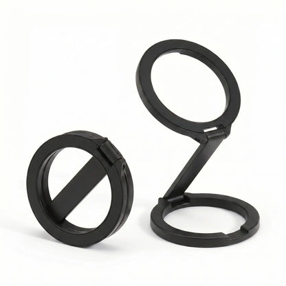 Magnetic Phone Stand and Fidget Spinner Combo - Dual Magnetic Ring Holder with 360° Rotation, Magsafe Compatible, Ideal for Stress Relief and Versatile Use at Home, Office, Travel, and Gym